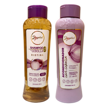Cargar imagen en el visor de la galería, Kit Duo de Cebolla: Shampoo y Acondicionador Anyeluz