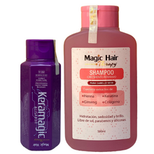 Cargar imagen en el visor de la galería, Kit Keratina Mas Shampoo Magic Hair