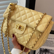 Cargar imagen en el visor de la galería, Bolso Acolchado Amarillo Claro