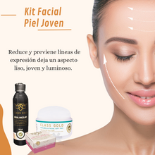Cargar imagen en el visor de la galería, Kit Facial Piel Joven Class Gold Mas Obsequio