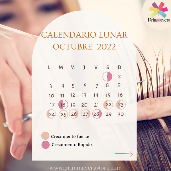 Calendario Lunar Octubre 2022