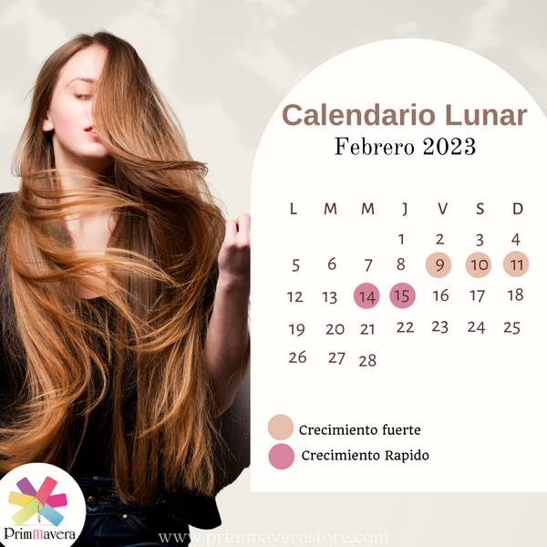 Calendario Lunar Febrero 2023