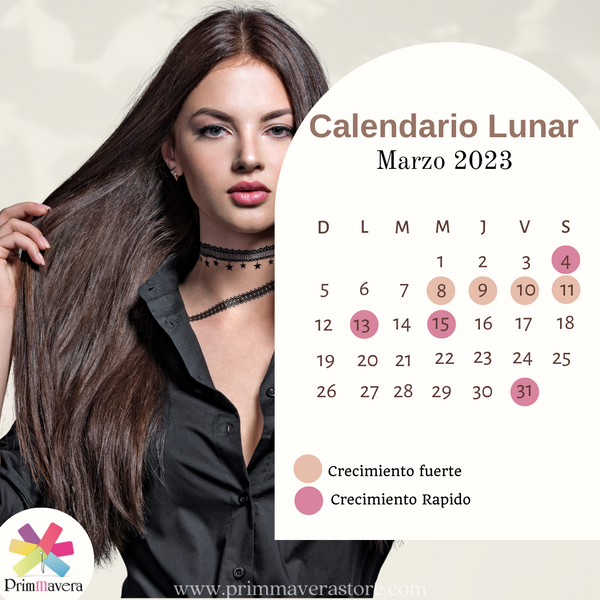 Calendario Lunar Marzo 2023
