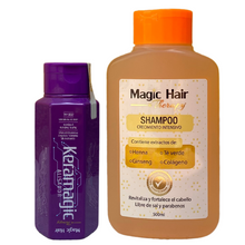 Cargar imagen en el visor de la galería, Kit Keratina Mas Shampoo Magic Hair
