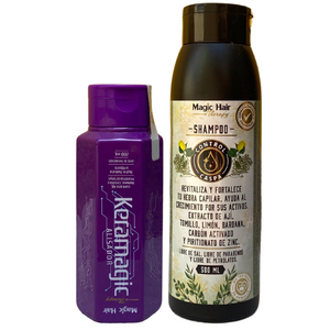 Kit Keratina Mas Shampoo Magic Hair