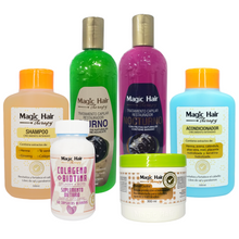 Cargar imagen en el visor de la galería, Kit completo Magic Hair_productos para el crecimiento del cabello_ crecimiento capilar_ tratamientos para el cabello
