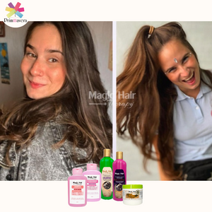 Kit Magic Hair Crecimiento Cabello Seco: Shampoo, Acondicionador y Obsequio