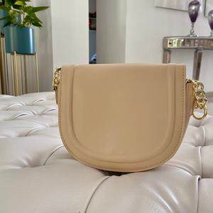 Bolso Carriel Moderno Beige